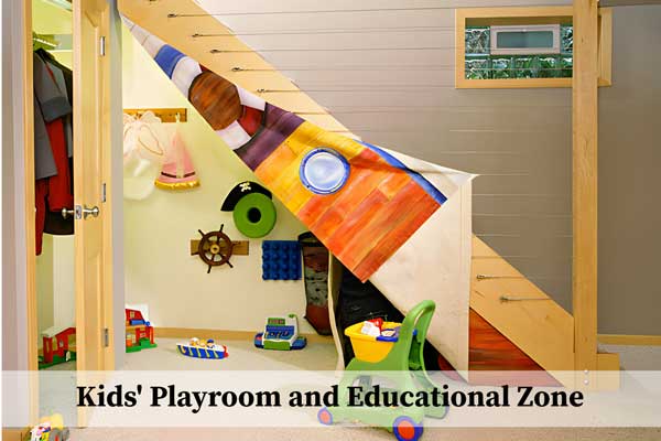 Kids' Playroom and Educational Zone